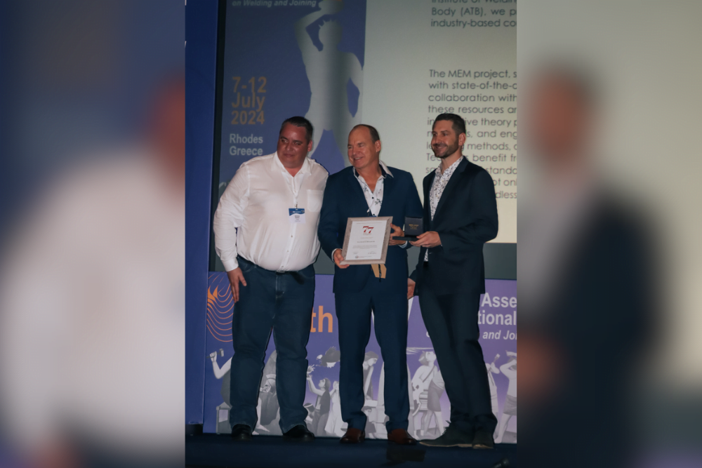 Weld Australia wins prestigious Andre Leroy Prize at 2024 IIW Awards