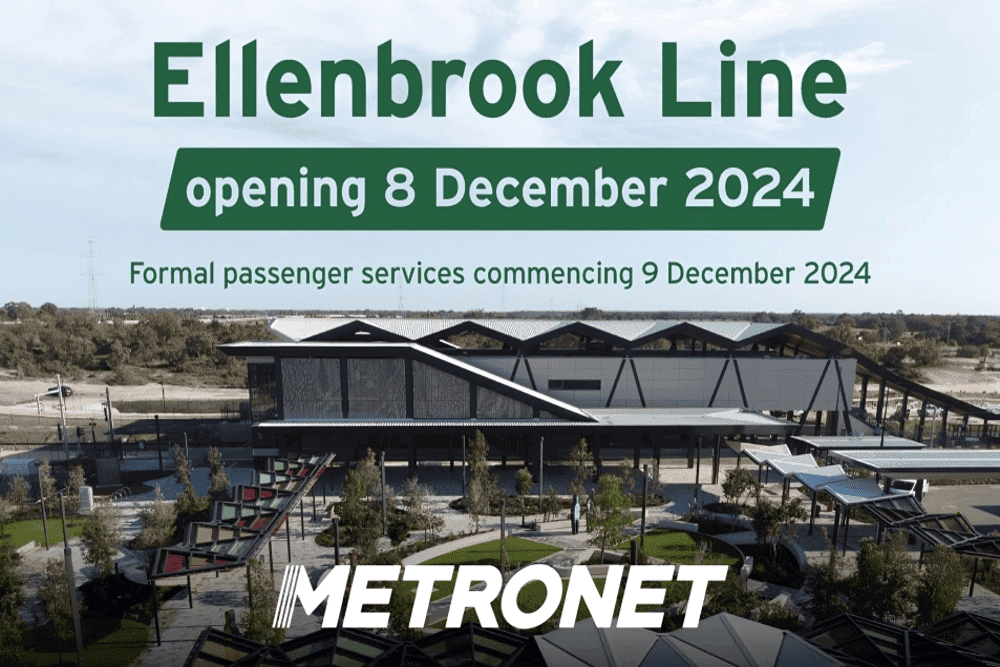 METRONET Ellenbrook Line set to open on December 8