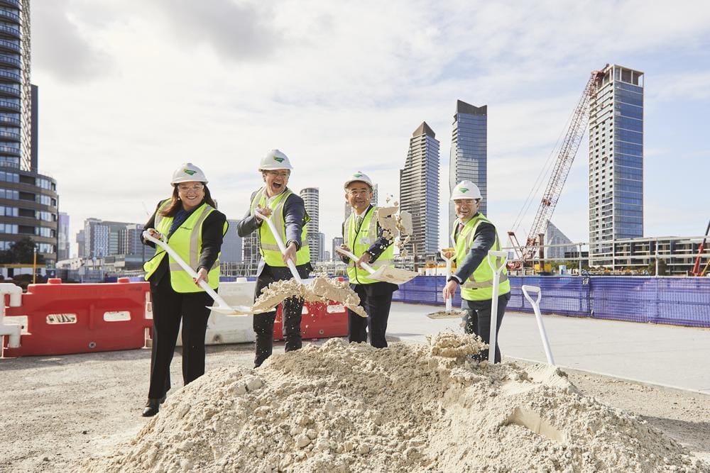 Lendlease breaks ground on Waterfront BTR development in Melbourne's Docklands